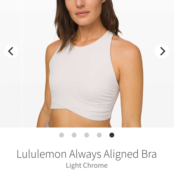 lululemon athletica Tops - Lululemon Always Aligned Bra Size 6